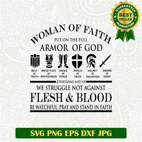 Woman of Faith SVG