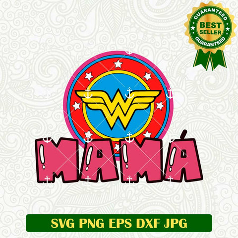 Wonder Woman Mama SVG