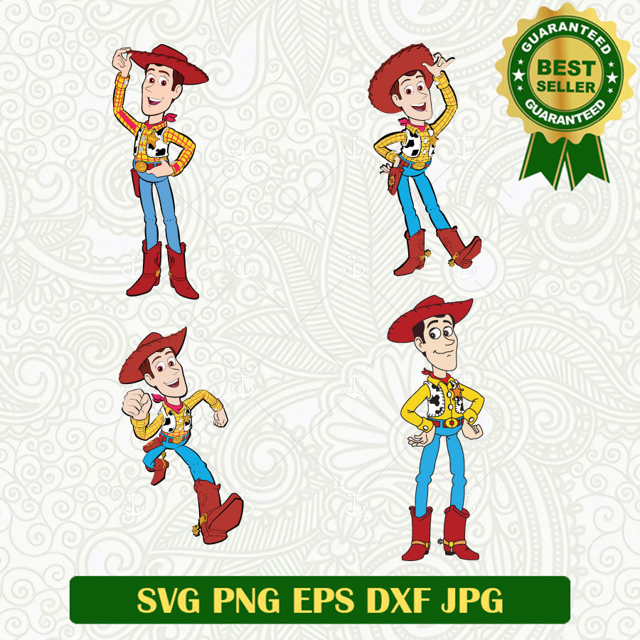 Woody Toy Story bundle SVG