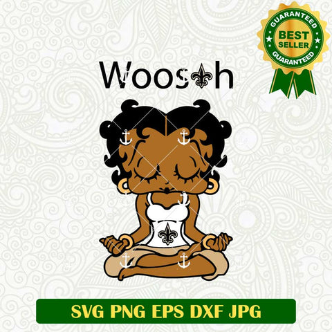 Woosah Betty Boop Saints SVG