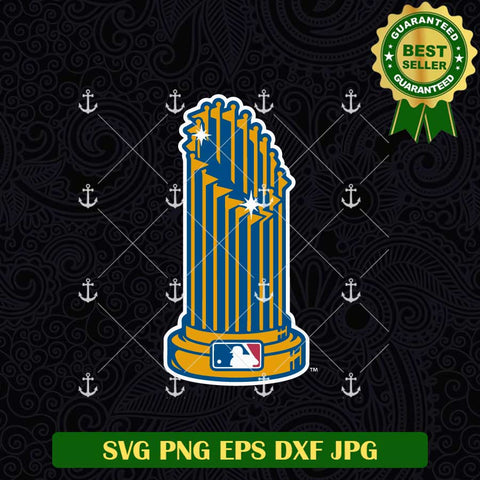 World Series MLB Baseball Cup SVG