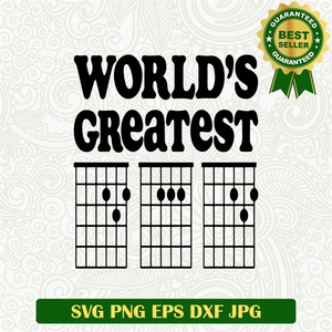 World's Greatest Father SVG