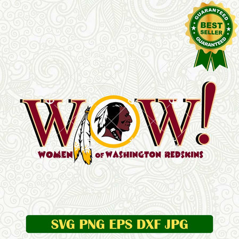 Wow Women Of Washington Redskins SVG