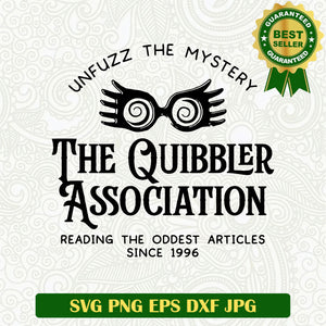 The Quibbler Association SVG, The Quibbler Harry Potter Reading SVG, Magic Wizard SVG PNG cut file