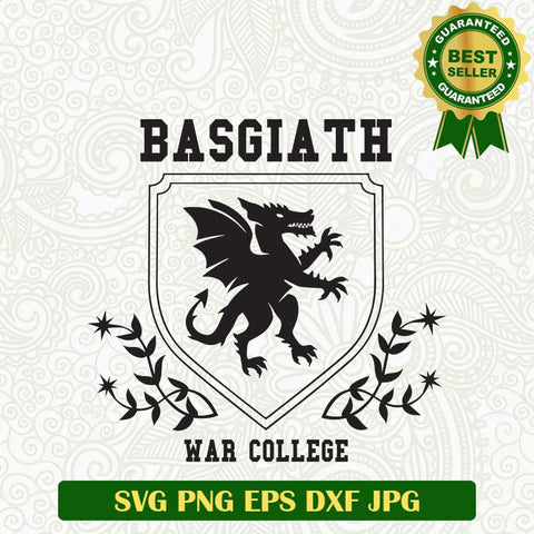 Basgiath War College SVG, Fourth wing dragon SVG, Dragon Rider SVG PNG cut file