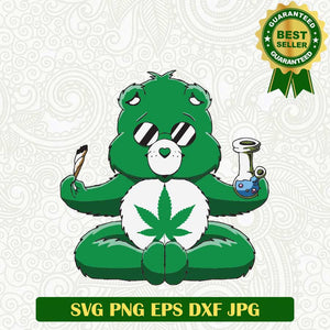 Care bear Cannabis SVG, Care Bear Weed SVG, Care Bear funny SVG PNG cut file