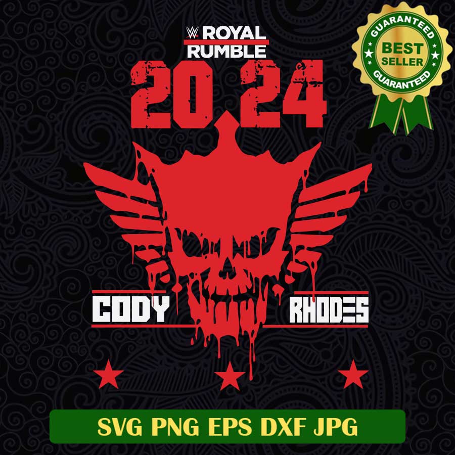 Cody Rhodes WWE 2024 logo SVG, Cody Rhodes American nightmare SVG ...