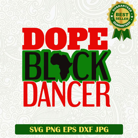 Dope Black Dancer SVG, Black Dancer SVG, Black Africa Woman SVG PNG cut file