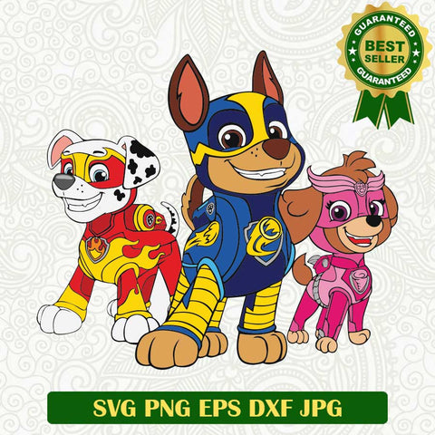 PAW Patrol Dog SVG, Paw Patrol character Cartoon SVG, Paw Patrol Marshall SVG PNG cut file