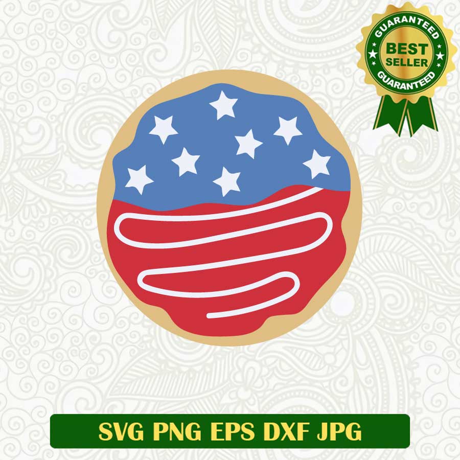 American donut SVG