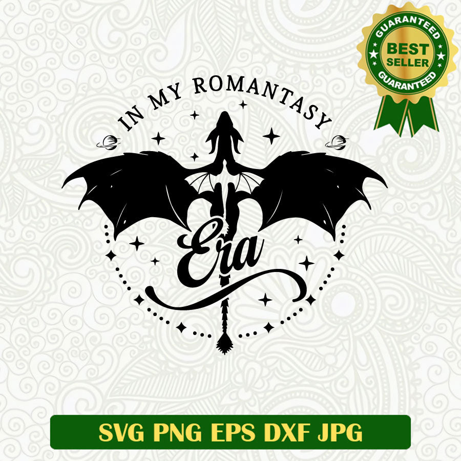 In My Romantasy Era Dragon SVG