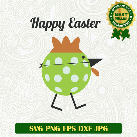 Happy Easter Pickleball SVG, Pickleball funny Easter SVG, Pickleball Chicken SVG PNG cut file