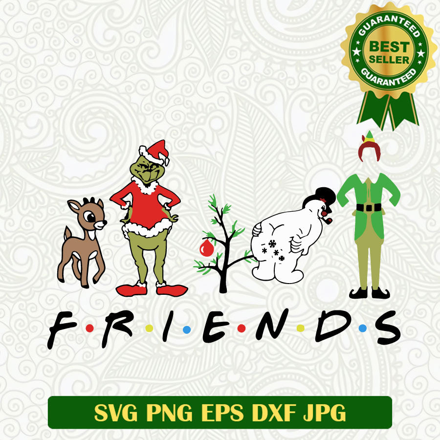 Grinch Christmas vacation Friends SVG