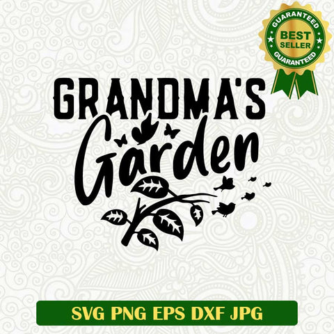 Grandma's garden SVG, Grandma SVG, Gardening SVG cut file cricut