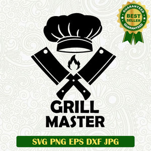 Grill master SVG, Grill dad SVG, Grill master chef SVG cricut