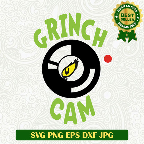 Grinch Cam SVG, Christmas Grinch SVG, Grinch Christmas movie SVG PNG cut file