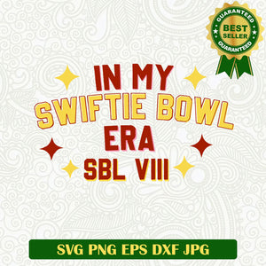 In my Swiftie bowl Era SVG, Kc Chiefs Super Bowl Swiftie SVG, KC chiefs Super Bowl SVG PNG cut file