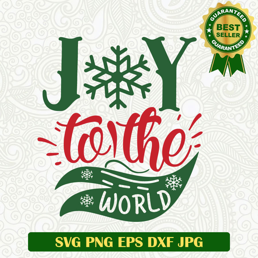 Joy to the world christmas SVG