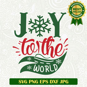 Joy to the world christmas SVG, Christmas quotes SVG, Christmas winter quotes SVG cricut