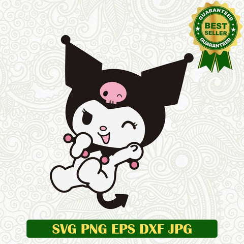 Kuromi Cartoon SVG, Kuromi Onegai My Melody SVG, Kuromi SVG PNG cut file