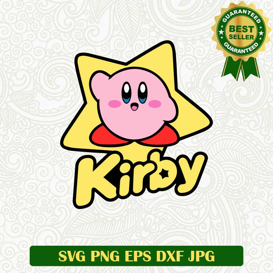 Kirby super star SVG, Kirby SVG, Kirby game character SVG