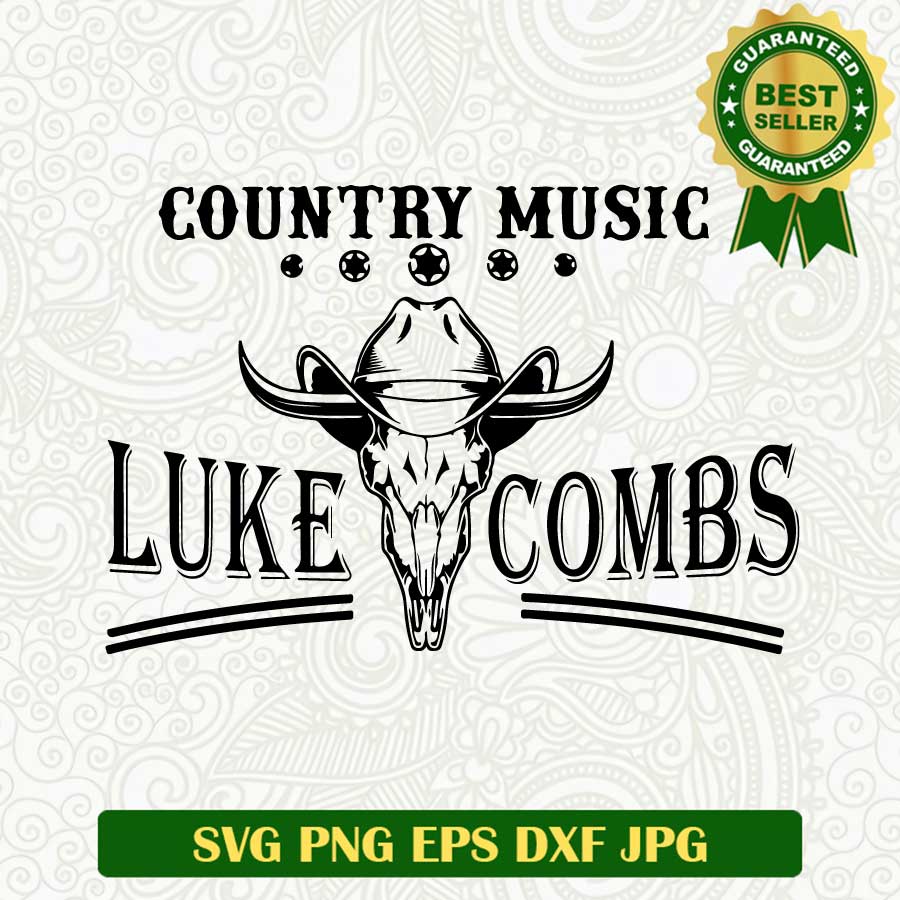 Country music luke combs SVG