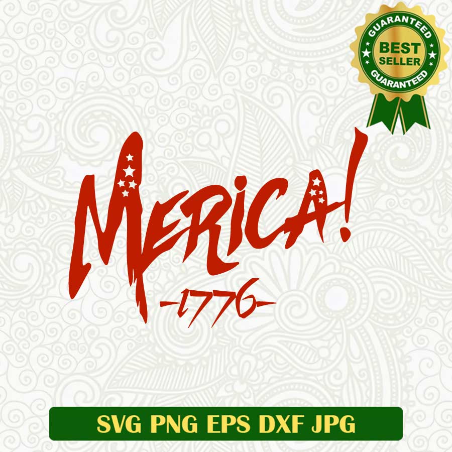 Merica 1776 SVG, Merica 4th of July SVG, Usa 4th of July SVG