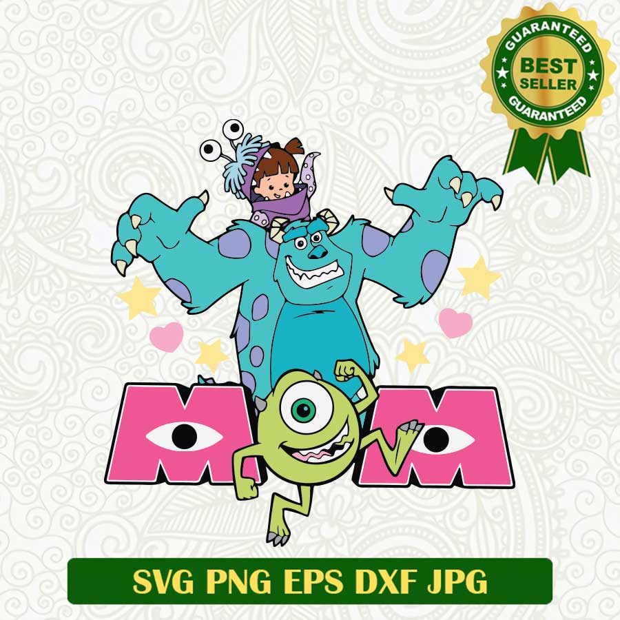 Mom Monster University SVG, Mike Wazowski Monster SVG, Sullivan Monster SVG PNG cut file