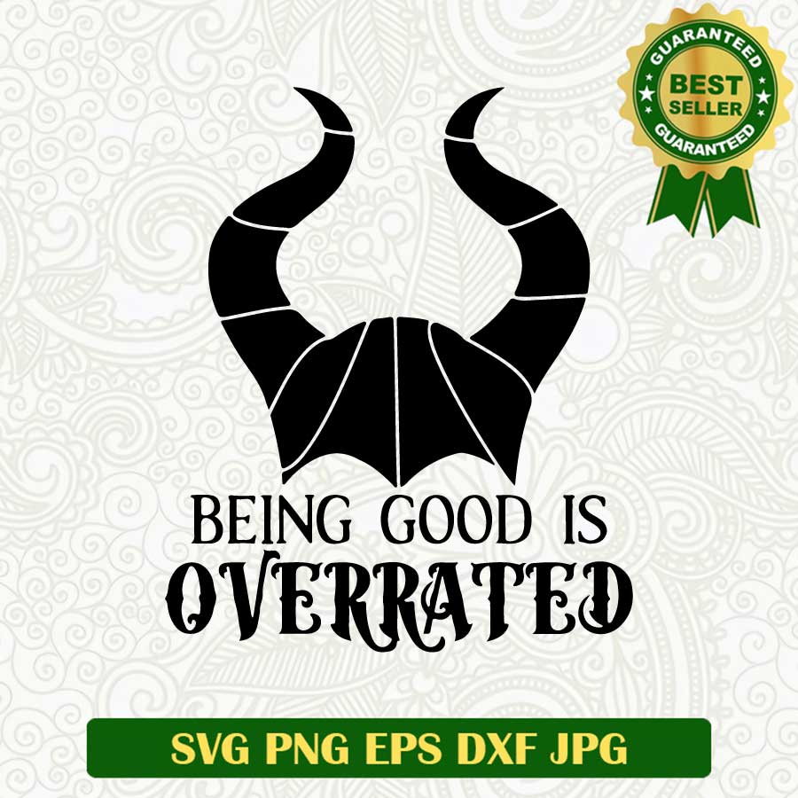 Being good is overrated SVG