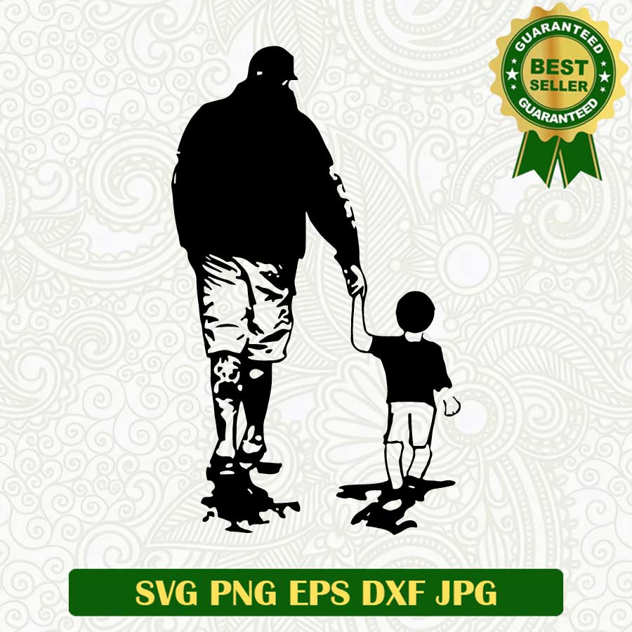 Father and son SVG, Father's day SVG, Dad and son SVG cut file cricut