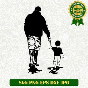 Father and son SVG, Father's day SVG, Dad and son SVG cut file cricut