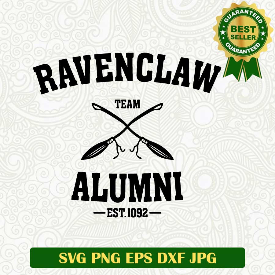 Ravenclaw team alumni SVG, Ravenclaw SVG, Quidditch SVG cut file cricut