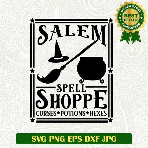 Salem spell shoppe Brew SVG, Witch Brew Halloween SVG, Witch Potions SVG PNG cricut