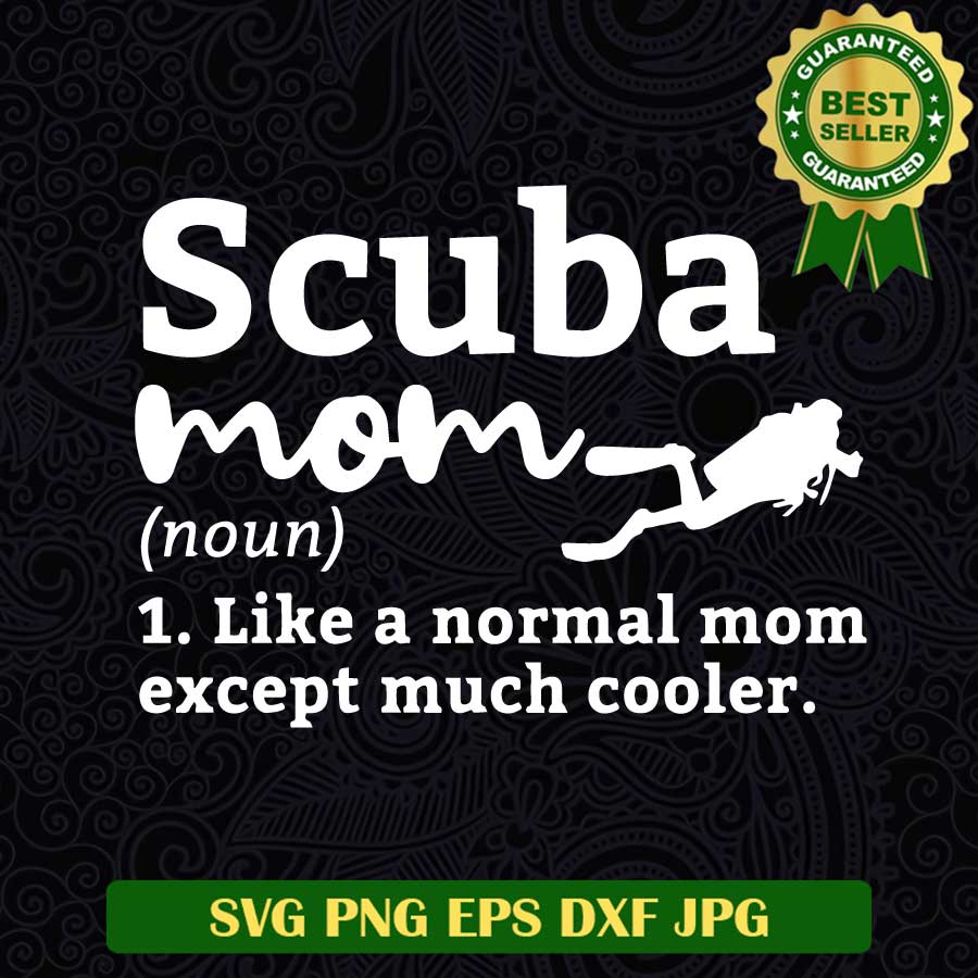 Scuba mom SVG