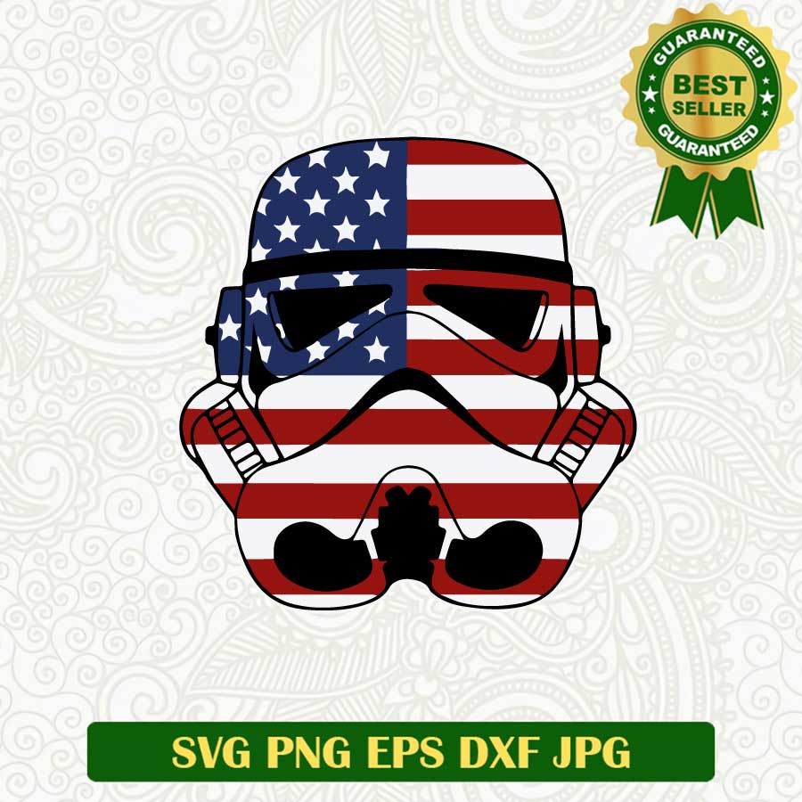 Stormtrooper 4th of July SVG