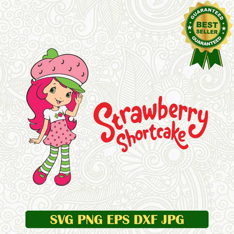 Strawberry Shortcake SVG, Berry Bitty SVG, Cartoon SVG PNG cut file