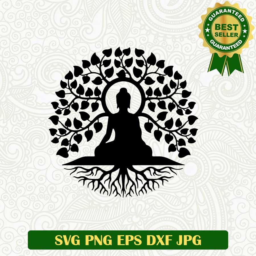 Buddha life tree SVG, Buddha SVG, Buddhism SVG cut file cricut