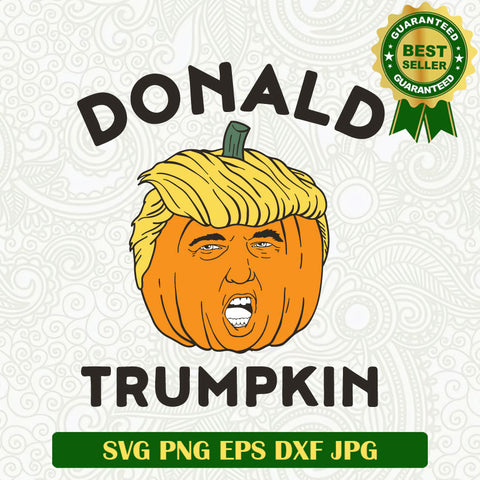 Donald Trumpkin halloween SVG, Donald Trump Halloween SVG, Pumpkin Trump funny SVG