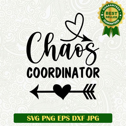 Chaos coordinator SVG, Coordinator SVG files, Teacher SVG