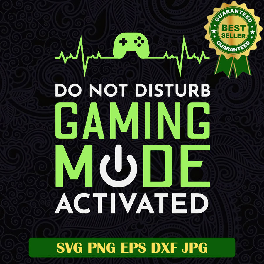 Do not disturb gaming mode actived SVG, Gamer SVG, Gaming mode SVG