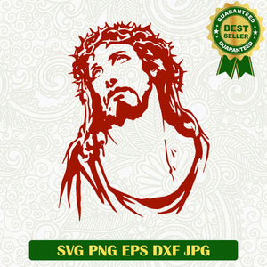 Jesus christ SVG, Jesus SVG, Faith Jesus christ face SVG file