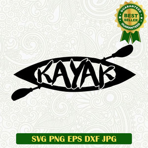 Kayak boat SVG, Kayak sport SVG, Kayak SVG cut file