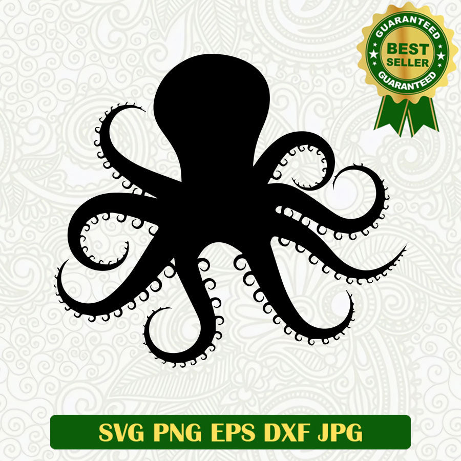 Octopus SVG cut file