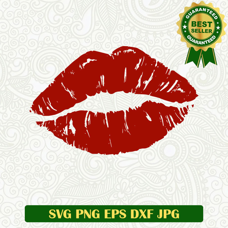 Red lips SVG