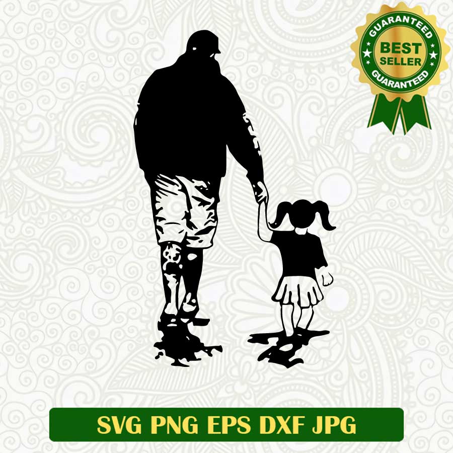 Daughter and father SVG, Father's day SVG, Daughter SVG cut file cricut