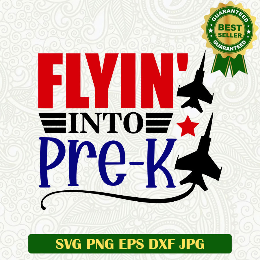 Flying into pre K SVG, Pre K SVG, Pre K school SVG