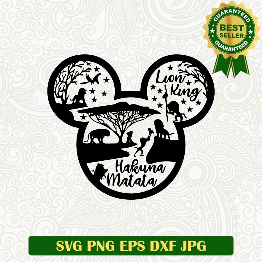 Hakuna matata lion king SVG, The lion king SVG, Lion king Disney SVG ...