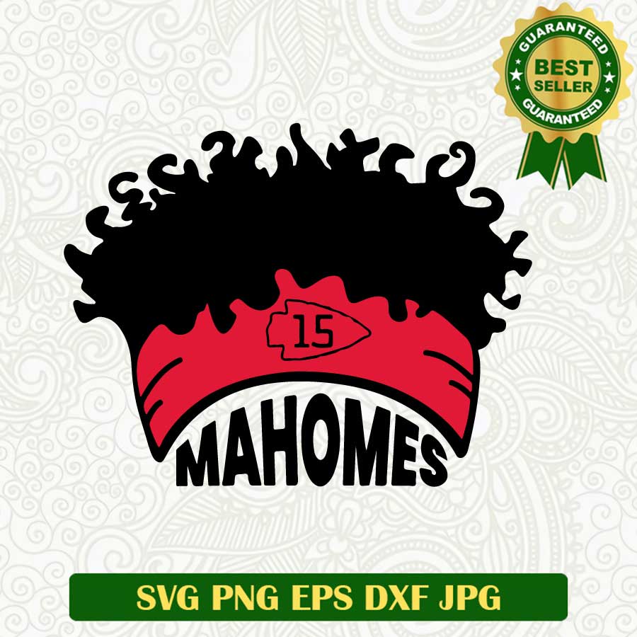 Mahomes Kansas city Chiefs SVG