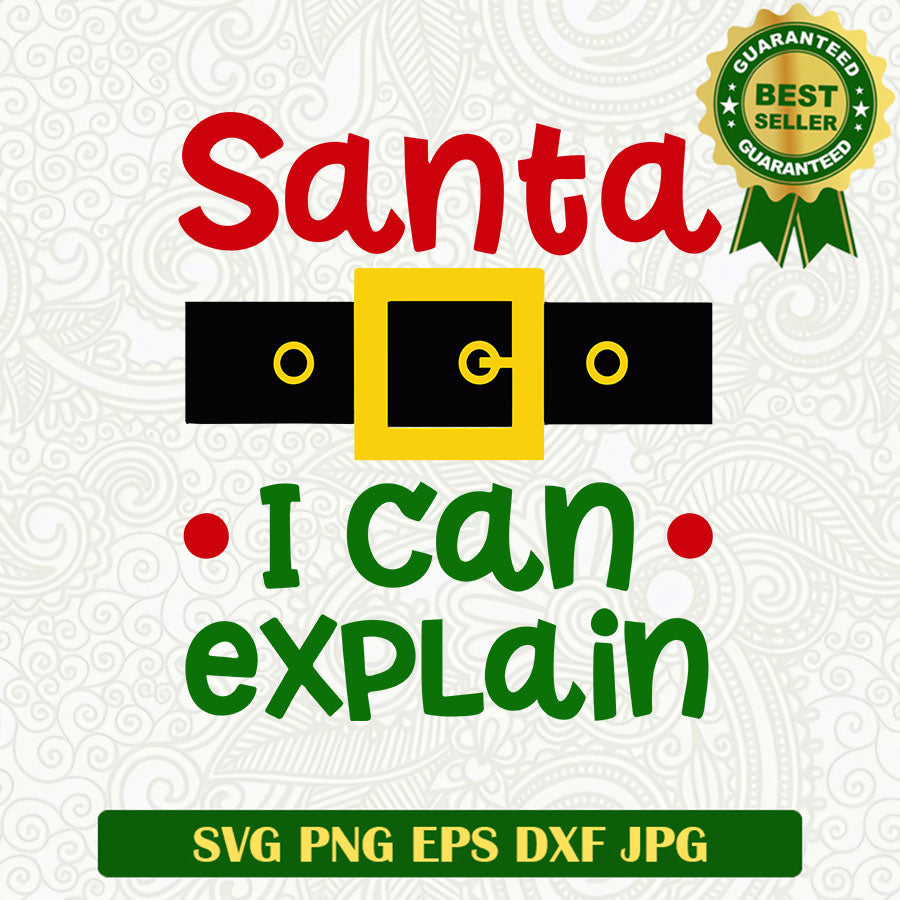 Santa i can explain SVG