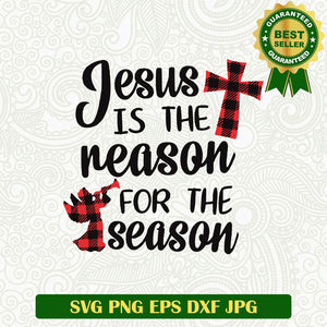 Jesus is the reason for the season christ SVG, Jesus christ SVG files, Christmas quotes SVG